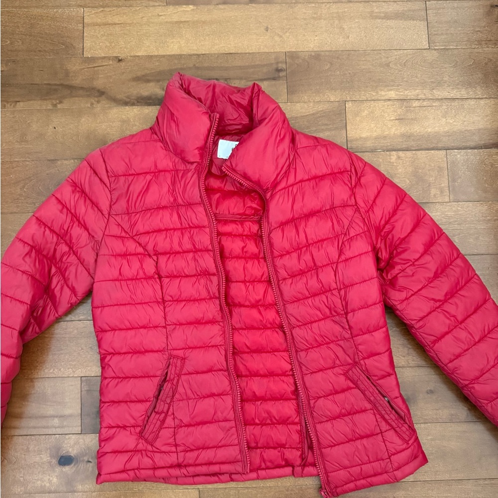 Vero Moda Red Puffer Jacket